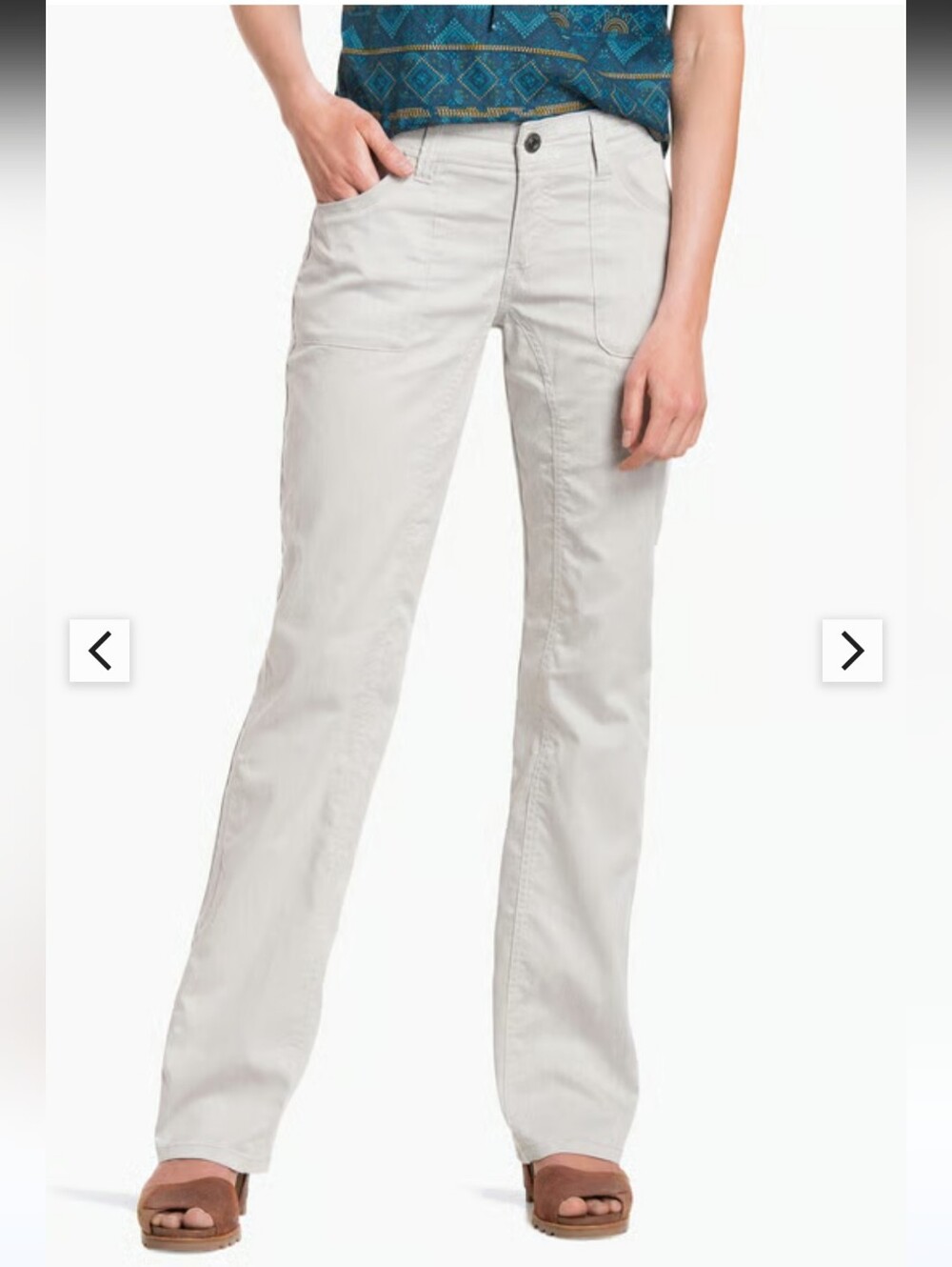 KÜHL Cabo Pants Women’s Lightweight Linen Blend Relaxed Fit Neutral